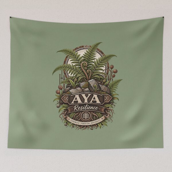 Item preview, Aya – Resilience and Endurance | Adinkra Wisdom Collection designed and sold by 'VARI'.