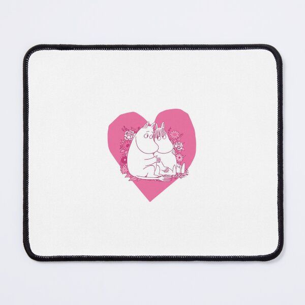Item preview, Pink Love – Cute Couple, Heart & Floral Kawaii Sticker designed and sold by elwinadonburg.
