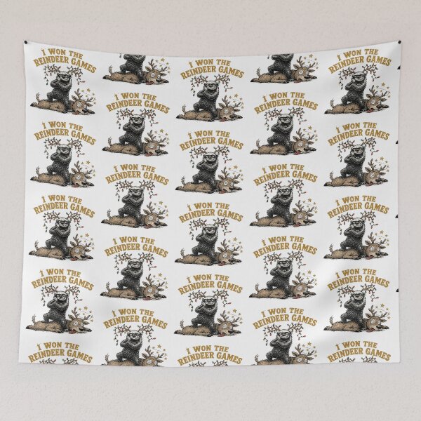 Item preview, Funny Honey Badger Won Reindeer Games Christmas designed and sold by paintingnou.