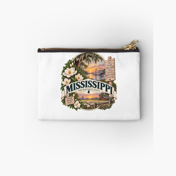 Item preview, Mississippi Vintage Travel Badge – The Magnolia State designed and sold by BLUEFOX05.