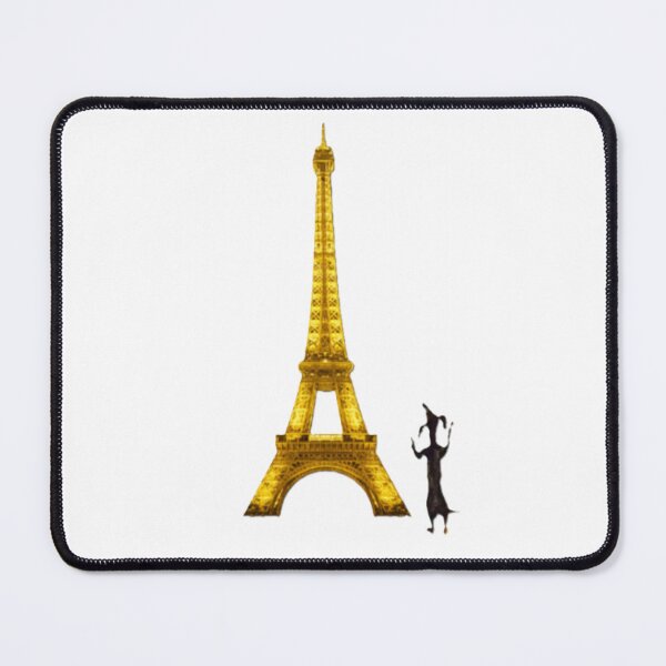 Item preview, Dally Dachshund at the Eiffel Tower designed and sold by GwynfydThinking.