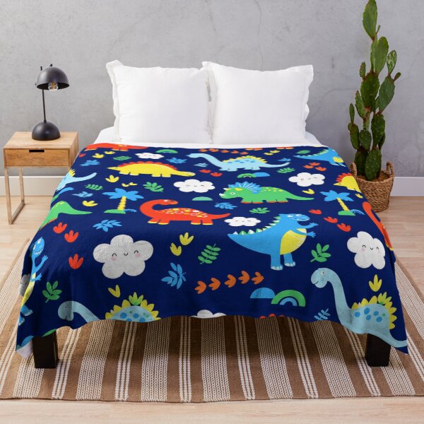 Item preview, Cute Dinosaur Seamless Pattern | Colorful Dino Kids Bedding & Nursery Decor designed and sold by Atum&Art.