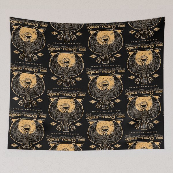 Item preview, Earth Wind & Fire Boogie Wonderland Eagle Emblem designed and sold by Glow-Paw-Studio.