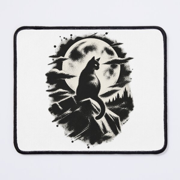 Item preview, Midnight Desolation Dark Landscape Artwork with Moody Night Vibes designed and sold by fred2266.