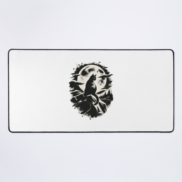 Item preview, Midnight Desolation Dark Landscape Artwork with Moody Night Vibes designed and sold by fred2266.