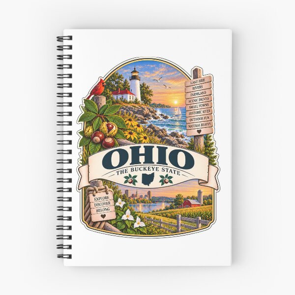 Item preview, Ohio Vintage Travel Badge – The Buckeye State designed and sold by BLUEFOX05.