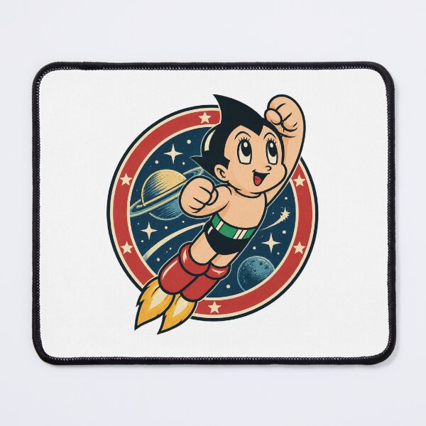 Item preview, Vintage Astro Boy Anime Robot Art Featuring Classic Space Cartoon and Childhood Manga Nostalgia designed and sold by fred2266.