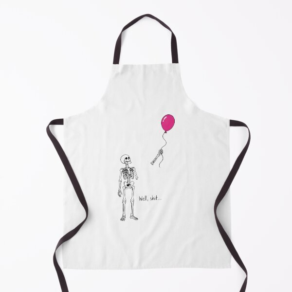 Item preview, Skeleton Lost Balloon Well Shit Funny Art designed and sold by SoyLamderma.