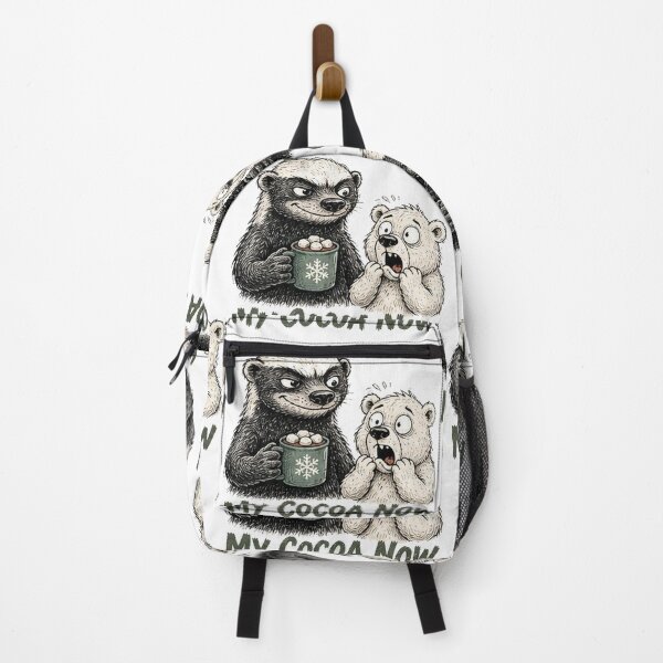Item preview, Funny Honey Badger My Cocoa Now Christmas designed and sold by paintingnou.