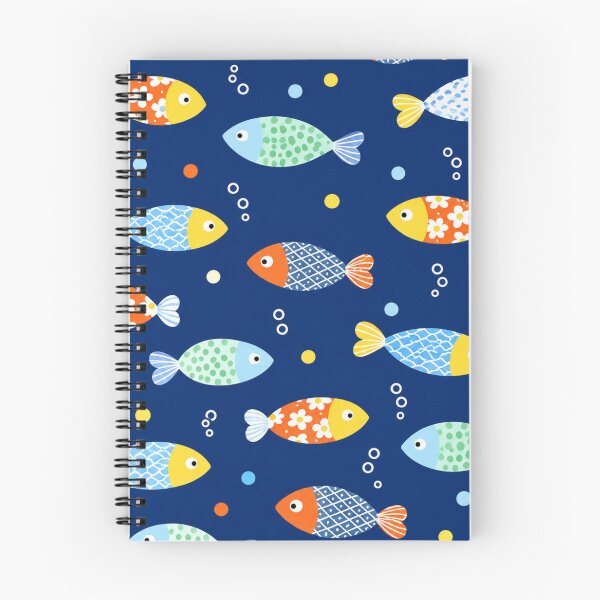 Item preview, Cute Fish Seamless Pattern | Colorful Ocean Fish Kids Bedding & Nursery Decor designed and sold by Atum&Art.