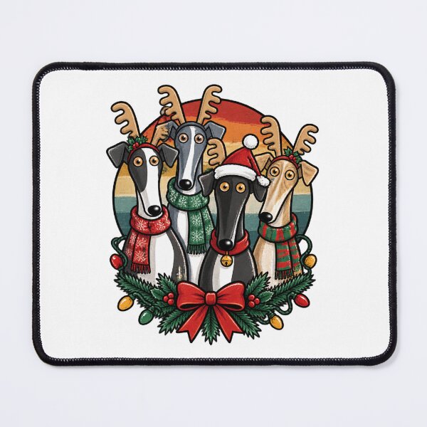 Item preview, Greyhound Dog with Antlers Artistic Design for Pet Lovers designed and sold by fred2266.