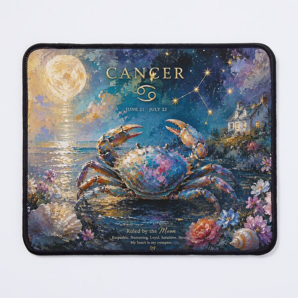 Item preview, Cancer Kreeft Painting – Astrology and Zodiac Art designed and sold by GalleryKauffeld.