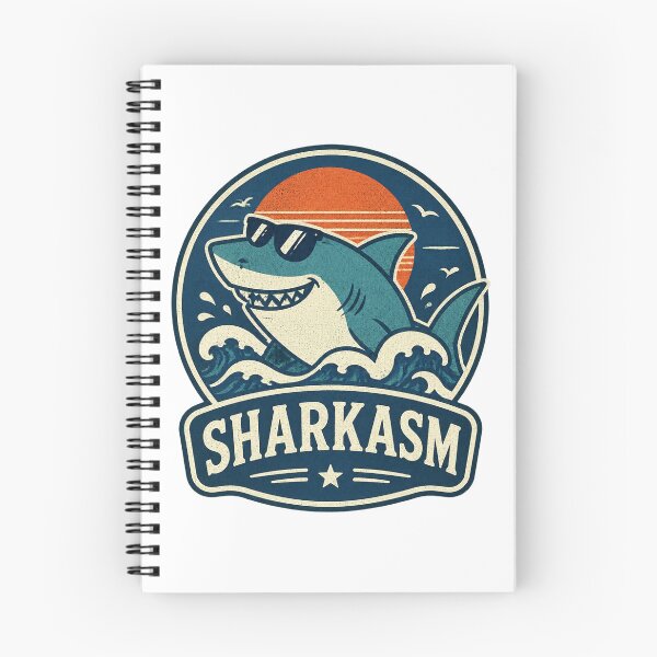 Item preview, Sharkasm Funny Shark Pun Design for Ocean Lovers and Humor Enthusiasts designed and sold by fred2266.
