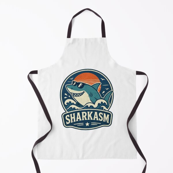 Item preview, Sharkasm Funny Shark Pun Design for Ocean Lovers and Humor Enthusiasts designed and sold by fred2266.