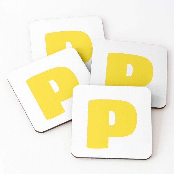 Item preview, Halloween Yellow Letter P Initial designed and sold by remoteart.