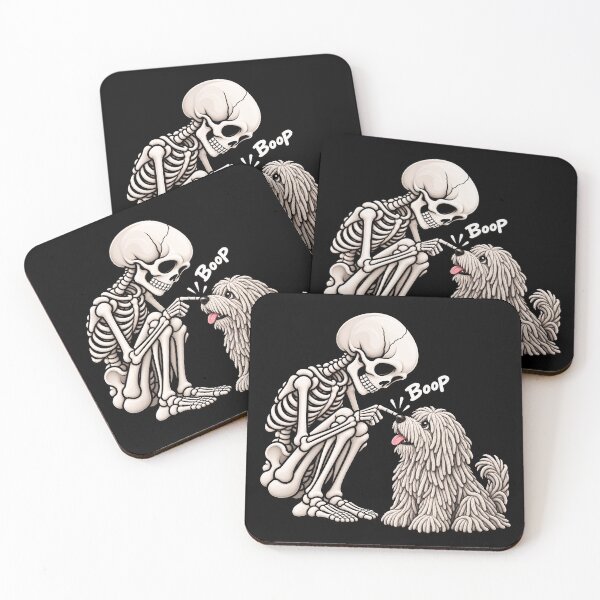 Item preview, Funny Skeleton Komondor Dog Boop Halloween Design Mom Dad designed and sold by rafaeltto.