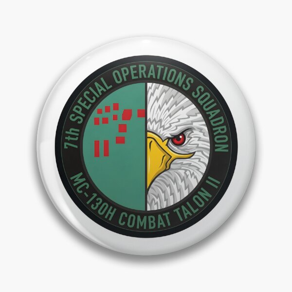 Item preview, USAF 7th Special Operations Squadron MC-130H Combat Talon II Patch designed and sold by CharlieDesings.