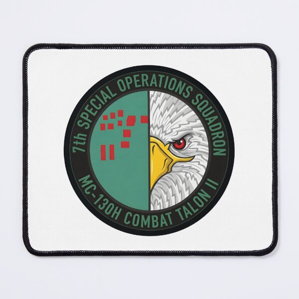 Item preview, USAF 7th Special Operations Squadron MC-130H Combat Talon II Patch designed and sold by CharlieDesings.