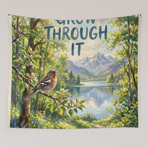 Item preview, beautiful canary in spring designed and sold by JC Art Creations.