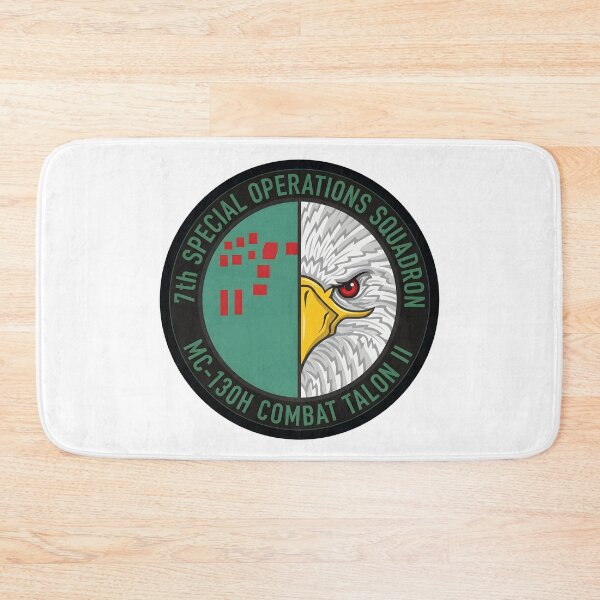 Item preview, USAF 7th Special Operations Squadron MC-130H Combat Talon II Patch designed and sold by CharlieDesings.