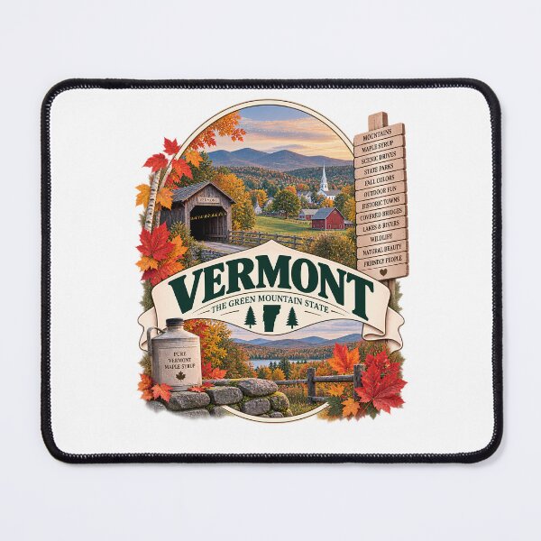 Item preview, Vermont Vintage Travel Badge – The Green Mountain State designed and sold by BLUEFOX05.