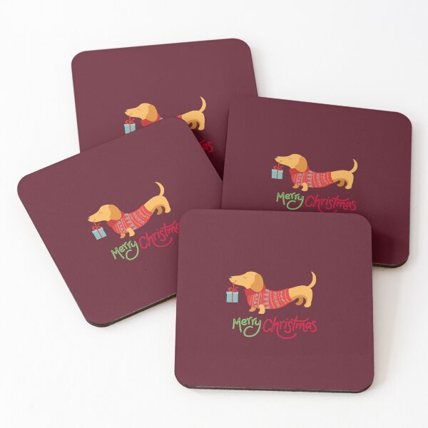 Item preview, Dachshund Merry Christmas Cute Wiener Dog designed and sold by stormk10.