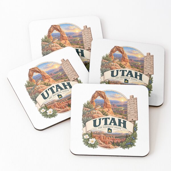 Item preview, Utah Vintage Travel Badge – The Beehive State designed and sold by BLUEFOX05.
