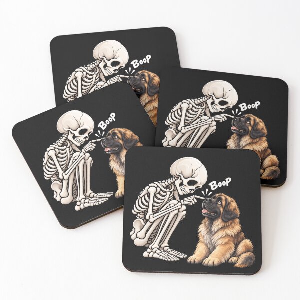 Item preview, Funny Skeleton Leonberger Dog Boop Halloween Design Mom Dad designed and sold by rafaeltto.