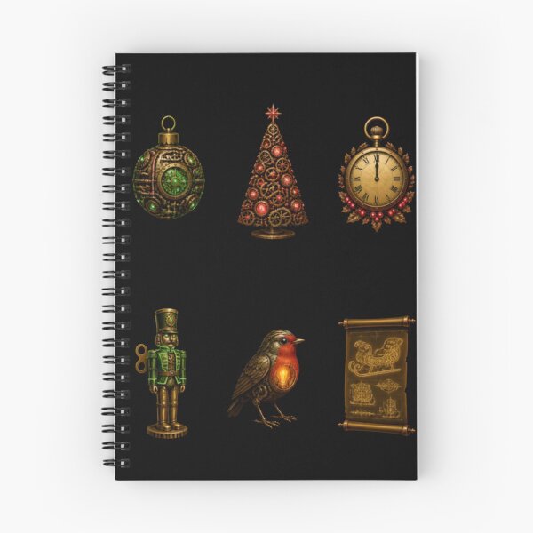 Item preview, Steampunk Christmas Artifacts Grid designed and sold by LazyDayzCo.