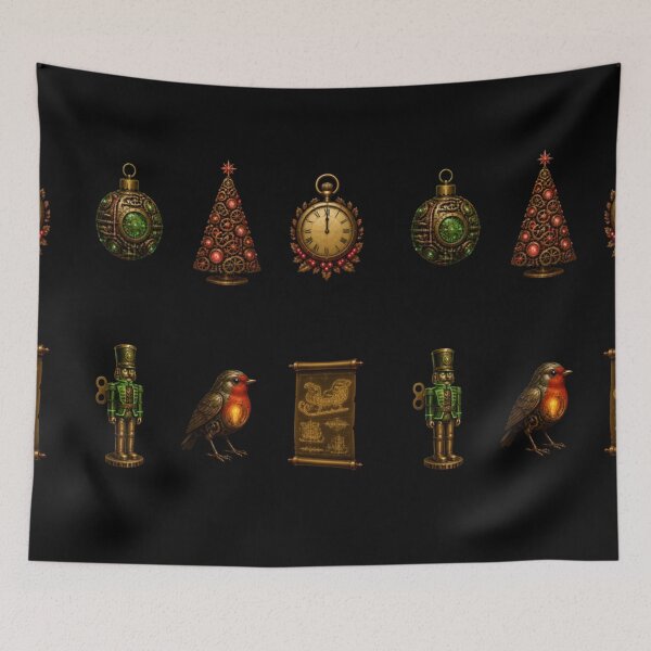 Item preview, Steampunk Christmas Artifacts Grid designed and sold by LazyDayzCo.