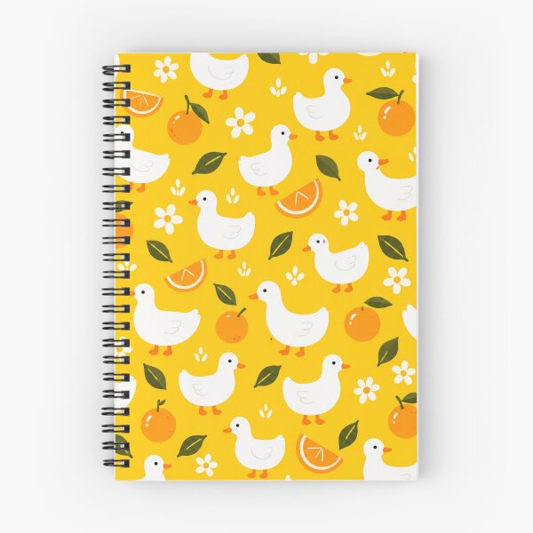 Item preview, Cute Duck Seamless Pattern | Yellow Orange Duck Kids Bedding & Nursery Decor designed and sold by Atum&Art.