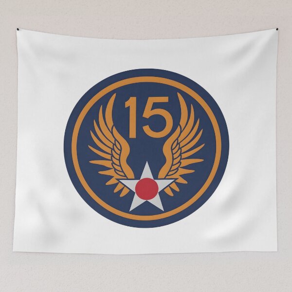 Item preview, USAAF 15th Air Force World War II Emblem Patch designed and sold by CharlieDesings.