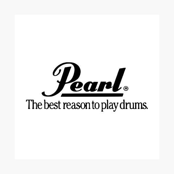 Item preview, Pearl Drums Logo The Best Reason to Play Drums designed and sold by Autotred.