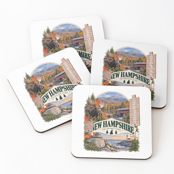 Item preview, New Hampshire Vintage Travel Badge – The Granite State designed and sold by BLUEFOX05.