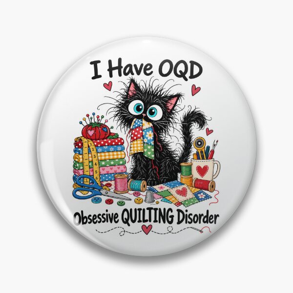 Item preview, Tengo OQD Divertido Gato Negro Costura Acolchado Tela Manualidades designed and sold by andre-hollow.