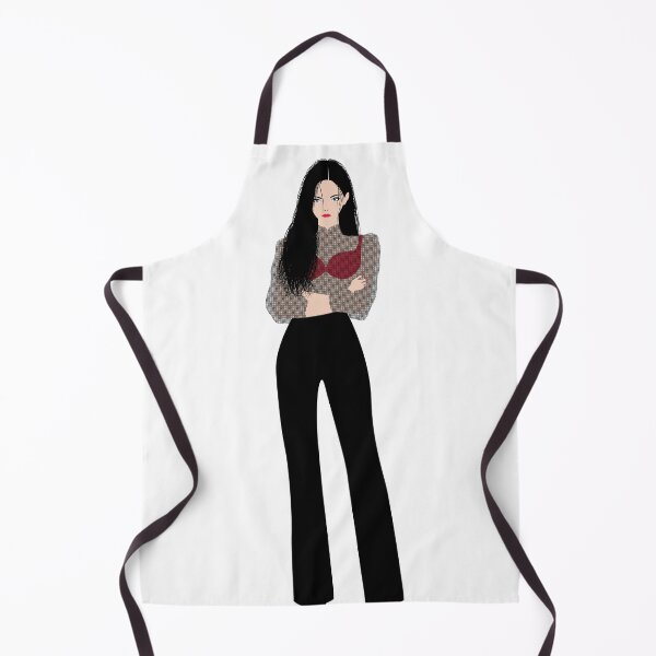 Item preview, Women's fashion: black pants, burgundy fishnet top designed and sold by Keltoi-art.