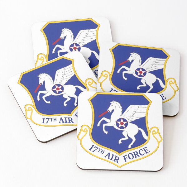 Item preview, USAF 17th Air Force Pegasus Crest Patch designed and sold by CharlieDesings.