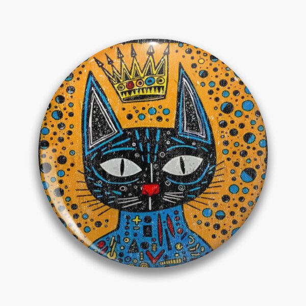Item preview, Trippy King Kitty designed and sold by Angry Swan Designs.