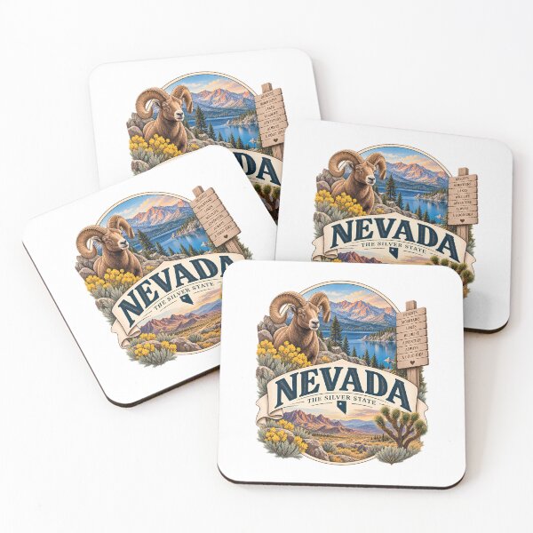 Item preview, Nevada Vintage Travel Badge – The Silver State designed and sold by BLUEFOX05.