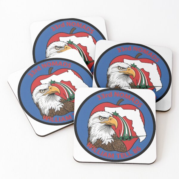 Item preview, USAF 33rd Tactical Fighter Wing Nomads William Tell 86 Patch designed and sold by CharlieDesings.