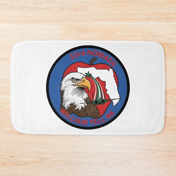 Item preview, USAF 33rd Tactical Fighter Wing Nomads William Tell 86 Patch designed and sold by CharlieDesings.
