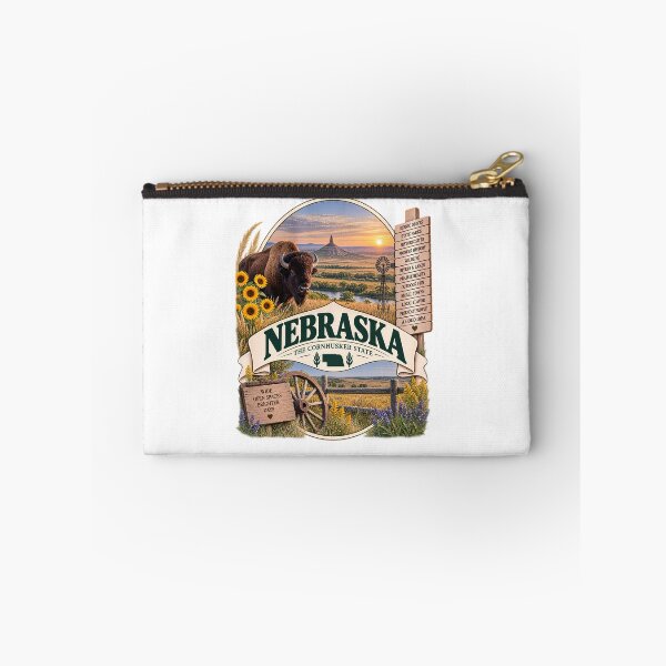 Item preview, Nebraska Vintage Travel Badge – The Cornhusker State designed and sold by BLUEFOX05.