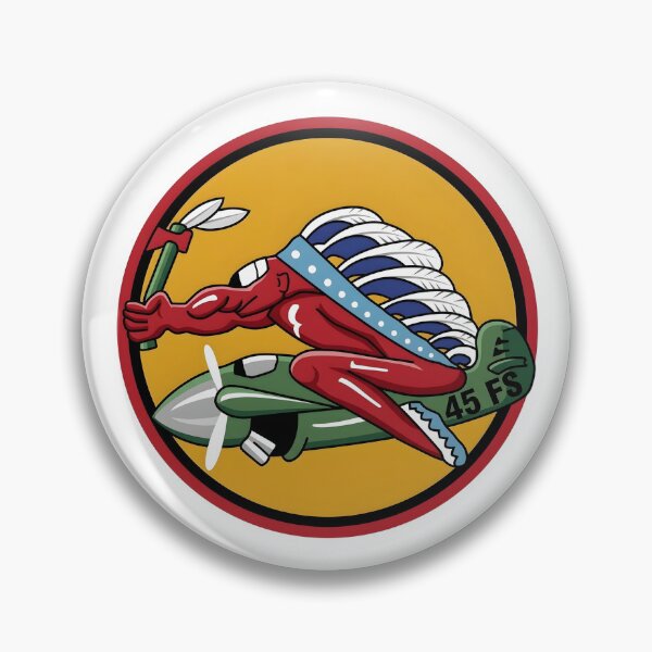 Item preview, USAF 45th Fighter Squadron World War II Emblem Patch designed and sold by CharlieDesings.