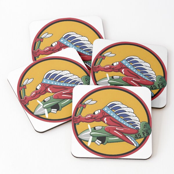 Item preview, USAF 45th Fighter Squadron World War II Emblem Patch designed and sold by CharlieDesings.