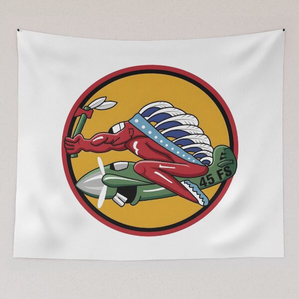 Item preview, USAF 45th Fighter Squadron World War II Emblem Patch designed and sold by CharlieDesings.
