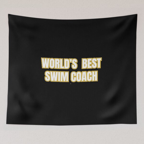 Item preview, World's Best Swim Coach Funny Gift T-Shirt designed and sold by Tswim1.