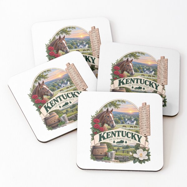 Item preview, Kentucky Vintage Travel Badge – The Bluegrass State designed and sold by BLUEFOX05.