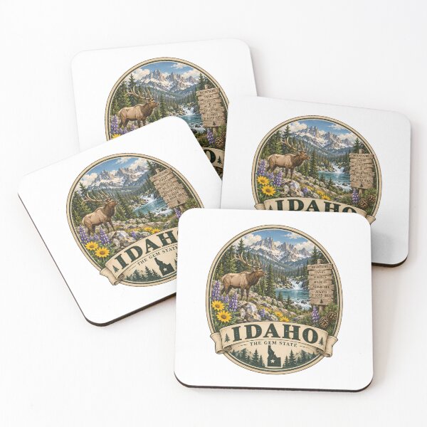 Item preview, Idaho Vintage Travel Badge – The Gem State designed and sold by BLUEFOX05.