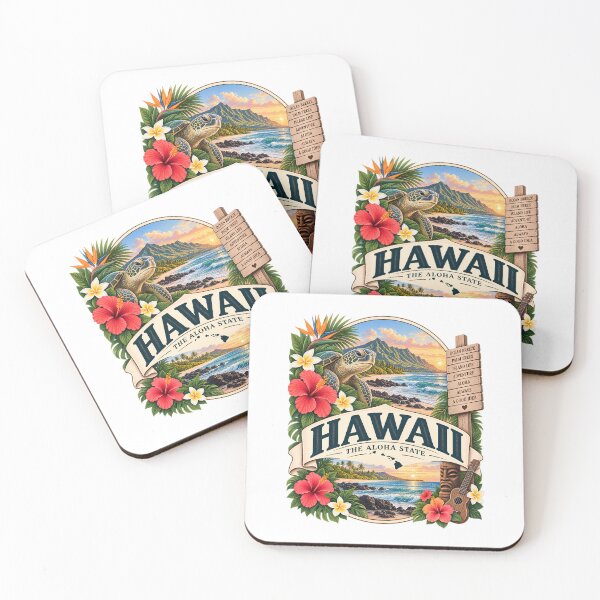 Item preview, Hawaii Vintage Travel Badge – The Aloha State designed and sold by BLUEFOX05.