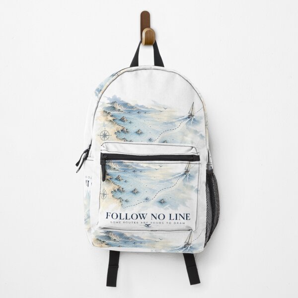 Item preview, Follow No Line – Nautical Sailing & Exploration Design designed and sold by NAUSPHERAL.